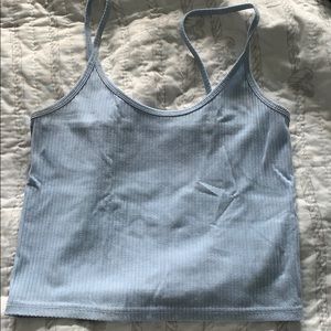 Pacsun blue crop top